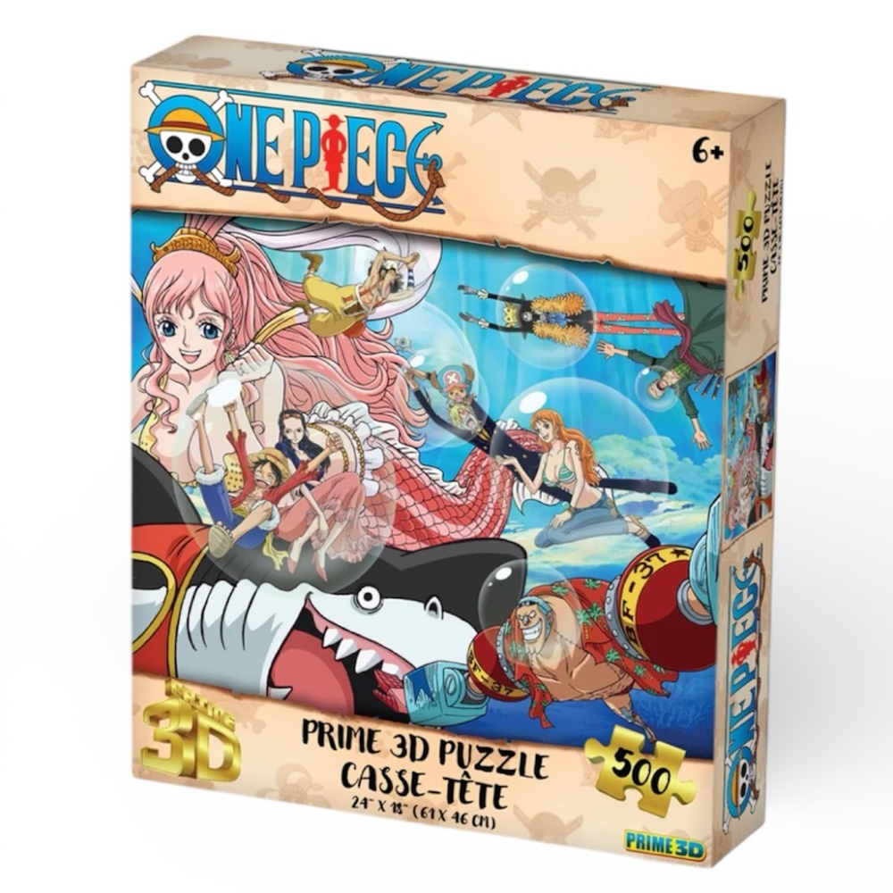 One Piece Prime 3D 500 Piece Jigsaw Puzzle - NWT